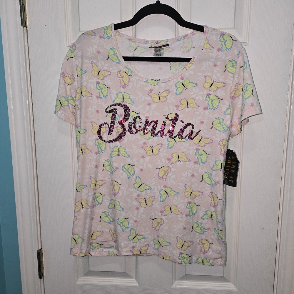 Kids Butterfly Print T-Shirt